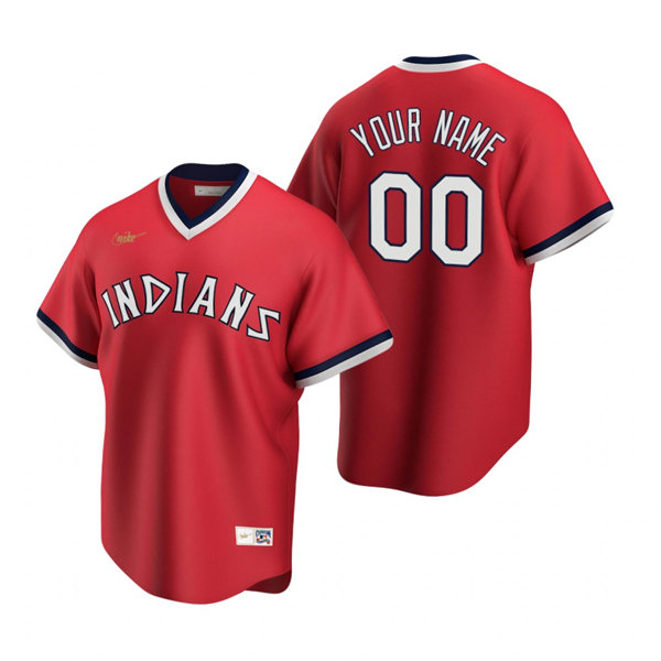 Youth Cleveland Indians Custom Toby Harrah Nike Red Cooperstown Collection Jersey