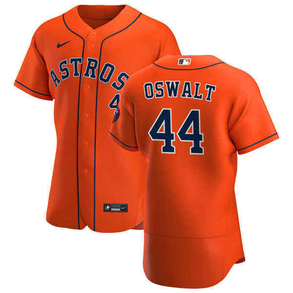 Mens Houston Astros Retired Player #44 Roy Oswalt Nike Orange Alternate Flexbase Jersey