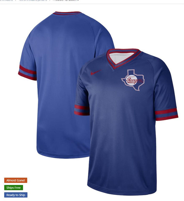 Mens Texas Rangers Custom Bobby Valentine Michael Young Johnny Oates Nike Royal Cooperstown Collection Legend Jersey