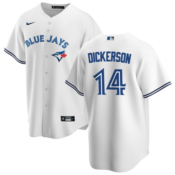 Mens Toronto Blue Jays #14 Corey Dickerson Nike White Home Cool Base Player Jersey