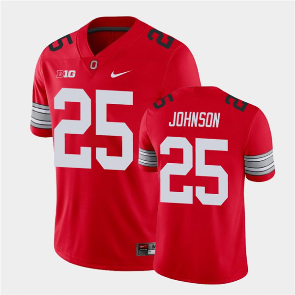 Mens Ohio State Buckeyes #25 Xavier Johnson Nike Scarlet Retro Football Jersey