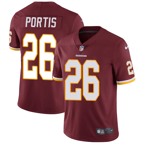 Youth Washington Redskins Retired Player #26 Clinton Portis Nike Burgundy Limited Football Jersey