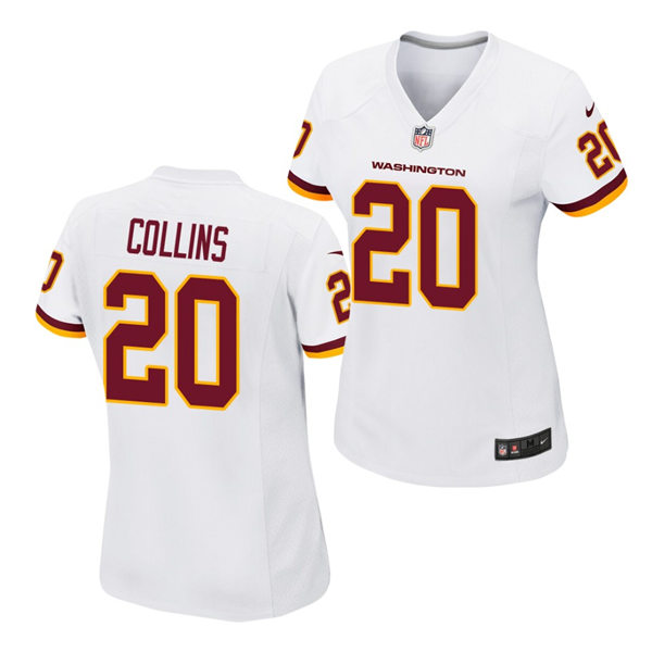 Womens Washington Football Team #26 Landon Collins Nike White Vapor Limived Jersey