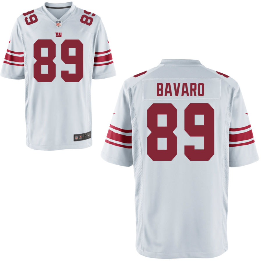 Youth New York Giants Retired Player #89 Mark Bavaro Nike White Limited Jersey