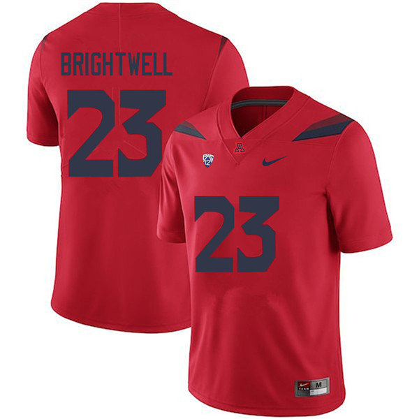 Mens Arizona Wildcats #23 Gary Brightwell Nike Red Stitched College Football Jersey