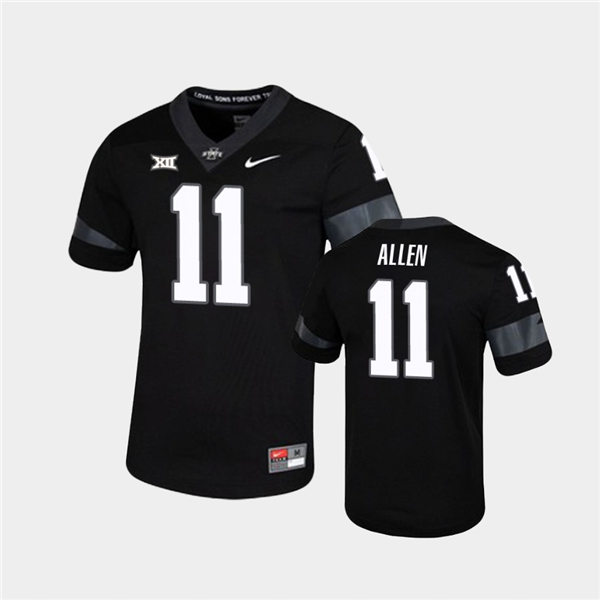 Mens Iowa State Cyclones #11 Chase Allen Nike 2020 Black NCAA College Football Jersey