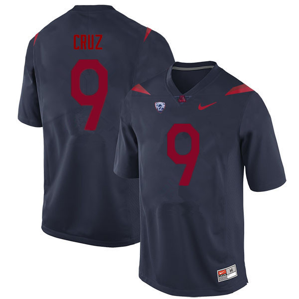 Mens Arizona Wildcats #9 Gunner Cruz  Nike Navy College Football Game Jersey