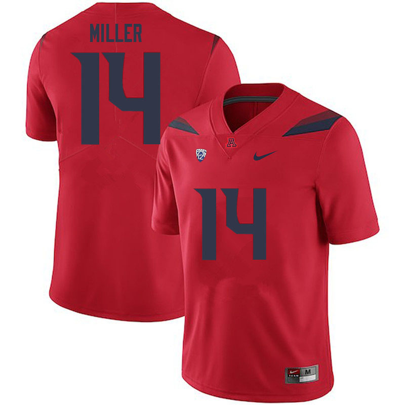 Mens Arizona Wildcats #14 Dyelan Miller  Nike Red College Football Game Jersey