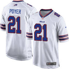 Mens Buffalo Bills #21 Jordan Poyer Nike White Player Game Football Jersey