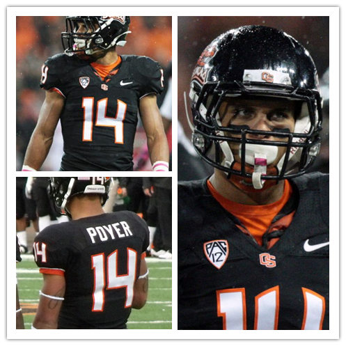 Mens Oregon State Beavers Custom Brandin Enyart Terry Baker Addison Gumbs Trey Lowe Jacquizz Rodgers Tristan Gebbia Avery Roberts 2013 Black Nike Football Jersey
