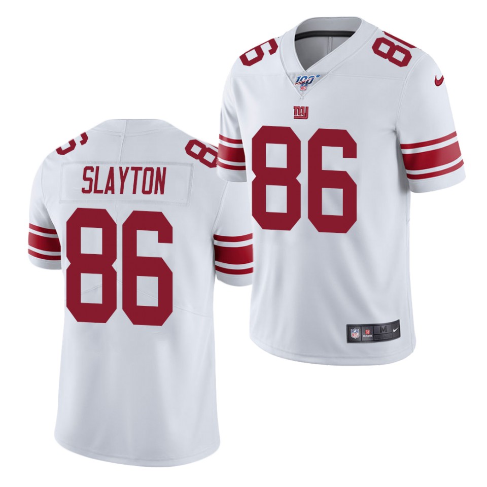 Mens New York Giants #86 Darius Slayton Nike White Vapor Untouchable Limited Jersey