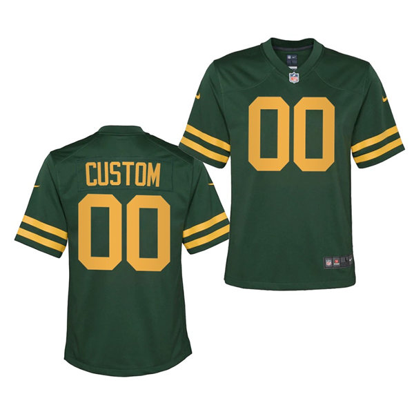 Youth Green Bay Packers Custom Darnell Savage Allen Lazard Eric Stokes Randall Cobb Nike Green Retro 1950s Jersey