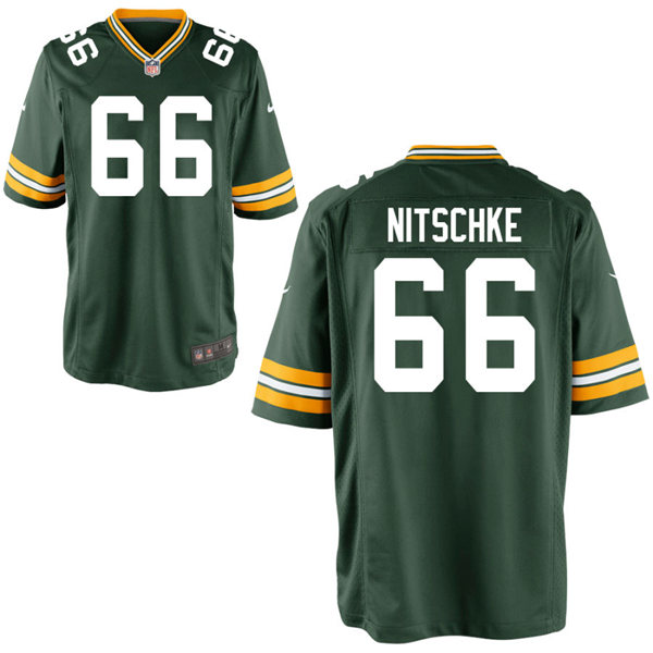 Mnes Green Bay Packers Retired Player #66 Ray Nitschke Nike Green Vapor Limited Player Jersey