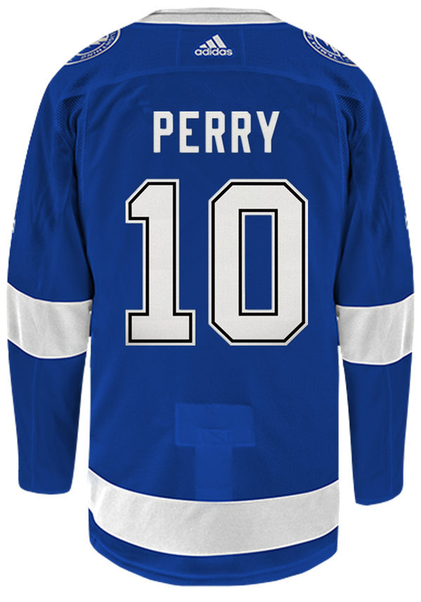 Youth Tampa Bay Lightning #10 Corey Perry adidas Home Blue Jersey