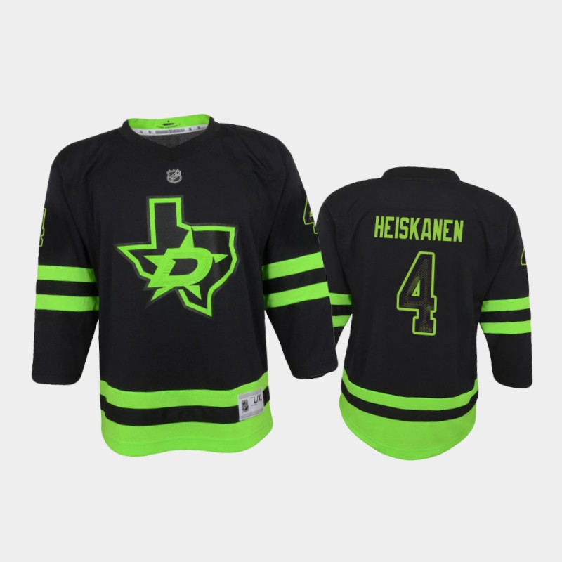 Youth Dallas Stars #4 Miro Heiskanen adidas Third Blackout Jersey