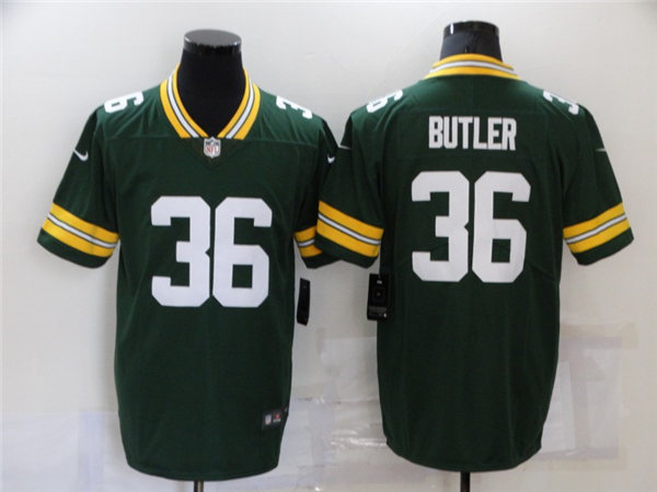 Youth Green Bay Packers Retired Player #36 LeRoy Butler Nike Green Limited Jersey