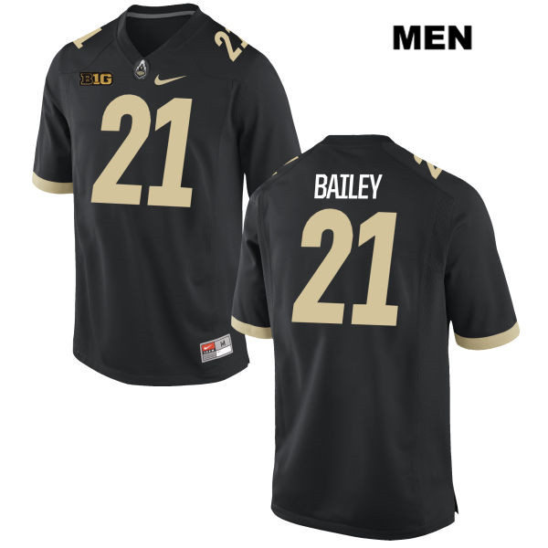 Mens Purdue Boilermakers #21 Markus Bailey Nike Black Retro Football Jersey