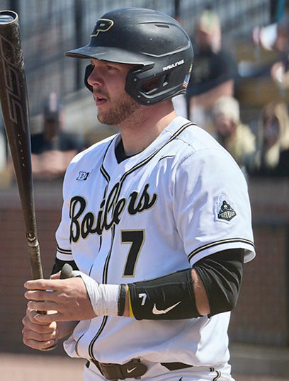 Mens Purdue Boilermakers #7 Zac Fascia Nike 2020 White College Baseball Game Jersey