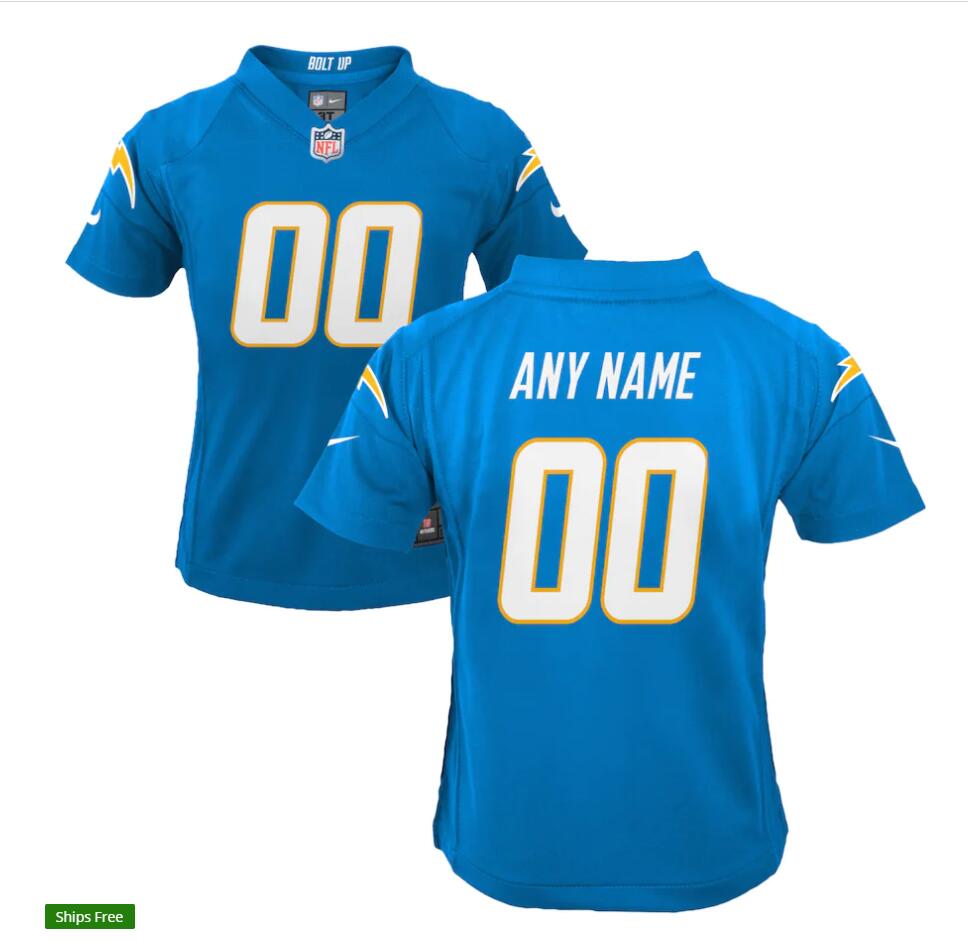 Youth Los Angeles Chargers Custom Dan Fouts Lance Alworth Natrone Means John Jefferson Nike Powder Blue Limited Jersey