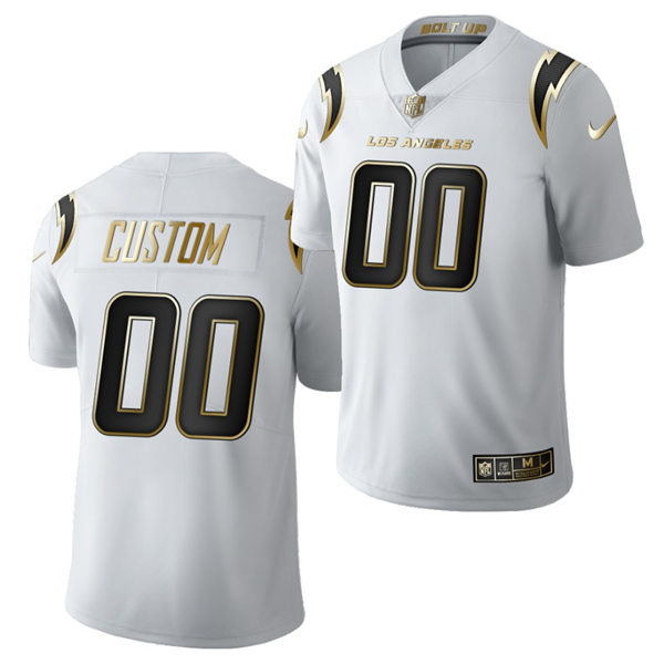 Mens Los Angeles Chargers Custom Nike White 2020 Golden Limited Jersey