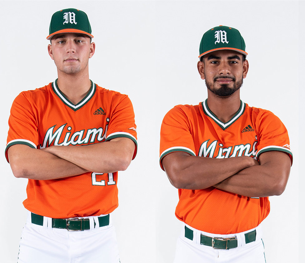 Mens Miami Hurricanes Custom Chris McMahon Slade Cecconi Alex Toral Alejandro Rosario Adidas 2015 Orange Pullover Baseball Jersey