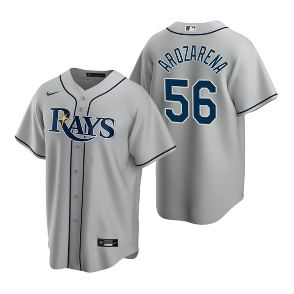 Womens Tampa Bay Rays #56 Randy Arozarena Nike Gray Road Stitched MLB Jersey 