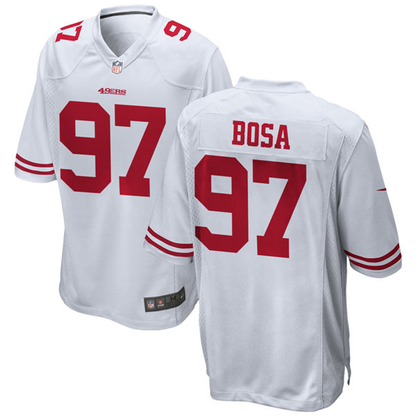 Youth San Francisco 49ers #97 Nick Bosa Nike White Vapor F.U.S.E. Limited Jersey