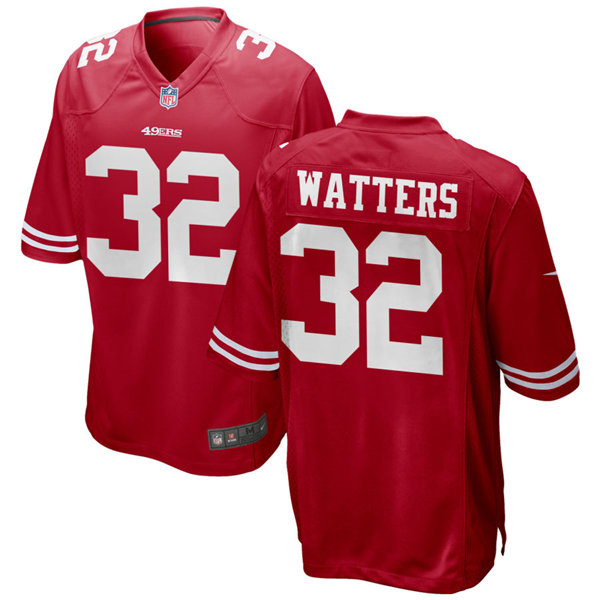 Mens San Francisco 49ers Retired Player #32 Ricky Watters Nike Scarlet Vapor Limited Player Jersey
