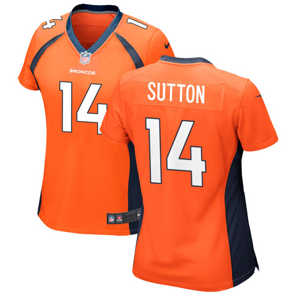 Womens Denver Broncos #14 Courtland Sutton Nike Orange Limited Player Jersey