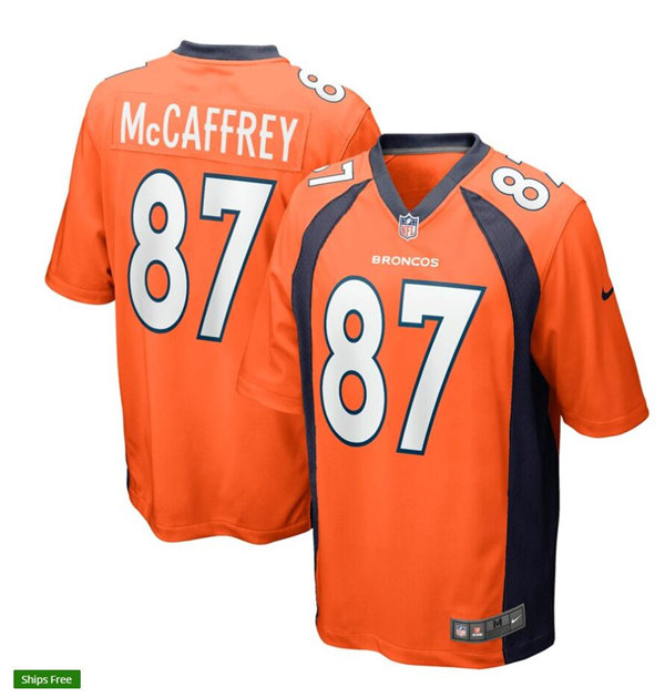 Mens Denver Broncos Retired Player #87 Ed McCaffrey Nike Orange Vapor Untouchable Limited Jersey