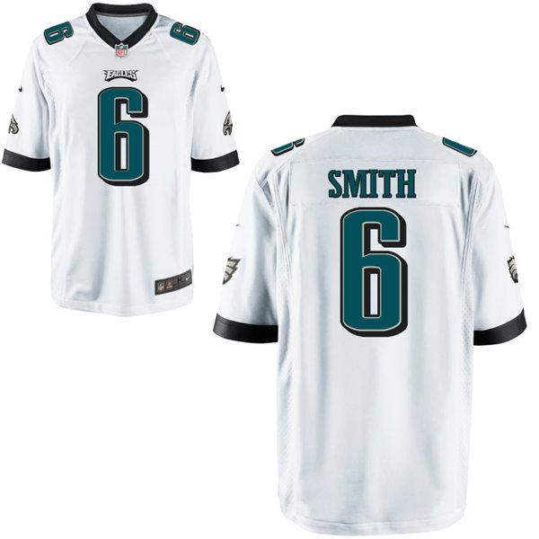 Youth Philadelphia Eagles #6 DeVonta Smith Nike White Limited Jersey 