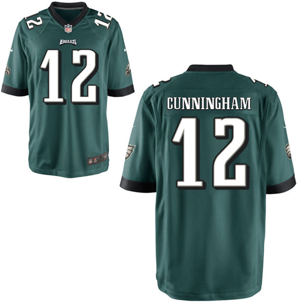 Youth Philadelphia Eagles #12 Randall Cunningham Nike Midnight Green Limited Jersey 