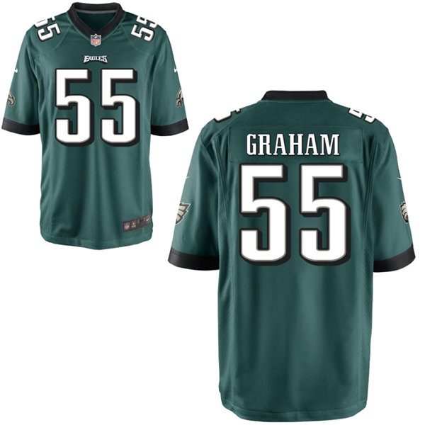 Youth Philadelphia Eagles #55 Brandon Graham Nike Midnight Green Limited Jersey 
