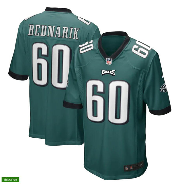 Mens Philadelphia Eagles Retired Player #60 Chuck Bednarik Nike Midnight Green Vapor Limited Jersey