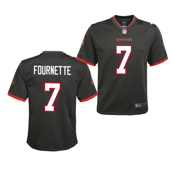 Youth Tampa Bay Buccaneers #7 Leonard Fournette Nike Pewter Alternate Limited Jersey