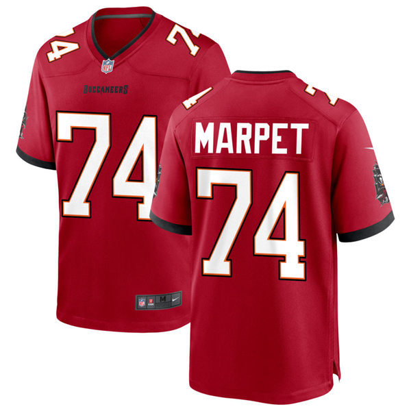 Mens Tampa Bay Buccaneers #74 Ali Marpet Nike Home Red Vapor Limited Jersey