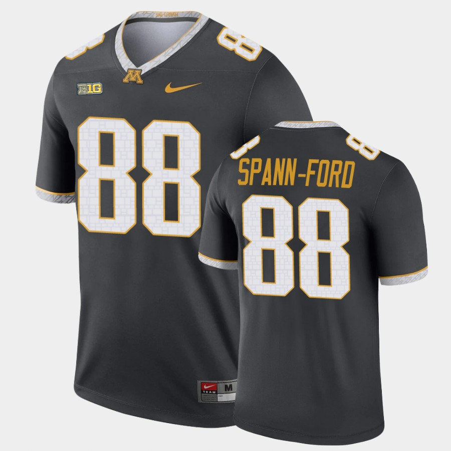 Mens Minnesota Golden Gophers #88 Brevyn Spann-Ford Nike Gray Alternate Legend College Football Jersey