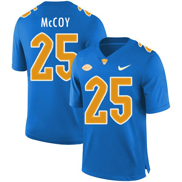 Mens Pittsburgh Panthers #25 LeSean McCoy Nike 2020 Royal College Football Game Jersey