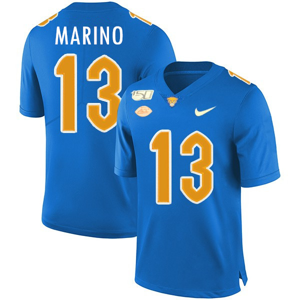 Mens Pittsburgh Panthers #13 Dan Marino Nike 2020 Royal College Football Game Jersey
