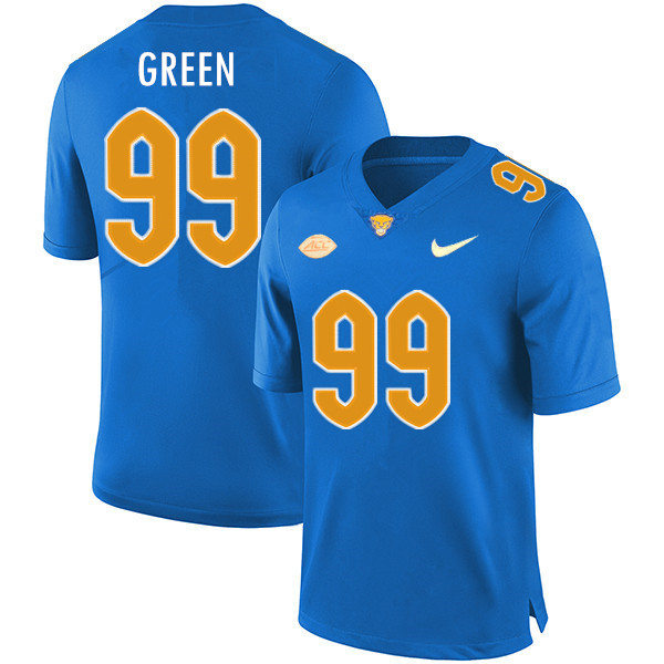 Mens Pittsburgh Panthers #99 Hugh Green Nike 2020 Royal College Football Game Jersey