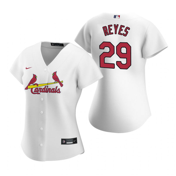 Women' St. Louis Cardinals #29 Alex Reyes Nike White Home Jersey