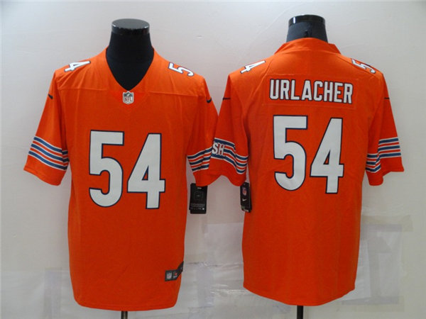 Mens Chicago Bears #54 Brian Urlacher Nike Orange Vapor Limited Jersey