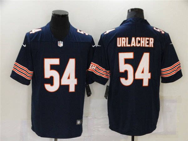 Mens Chicago Bears #54 Brian Urlacher Nike Navy Vapor Limited Jersey