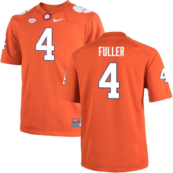 Mens Clemson Tigers #4 Steve Fuller Nike Orange College Football Game Jersey
