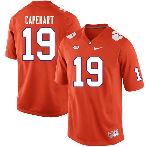 Mens Clemson Tigers #19 DeMonte Capehart Nike Orange College Football Game Jersey