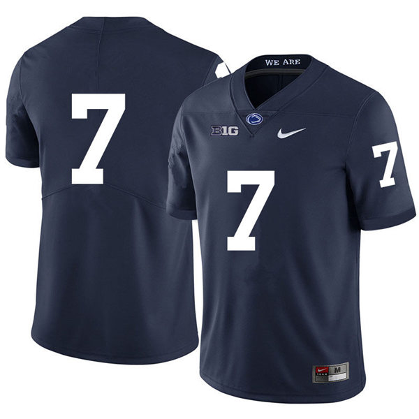 Mens Penn State Nittany Lions #7 Jaylen Reed Nike Navy College Football Game Jersey 