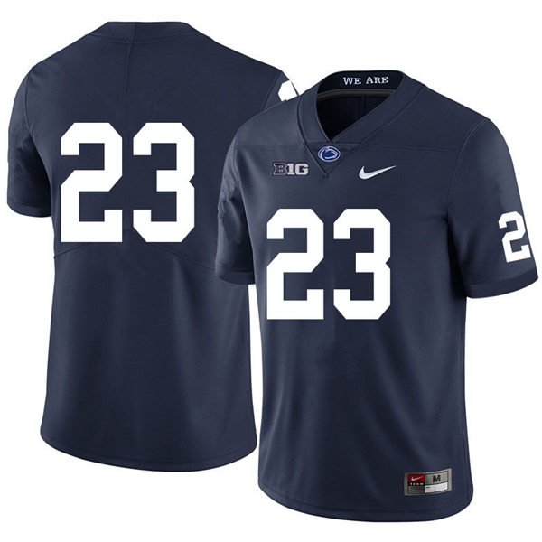 Mens Penn State Nittany Lions #23 Curtis Jacobs Nike Navy College Football Game Jersey 