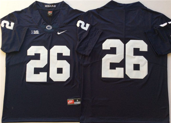 Mens Penn State Nittany Lions #26 Caziah Holmes Nike Navy College Football Game Jersey 