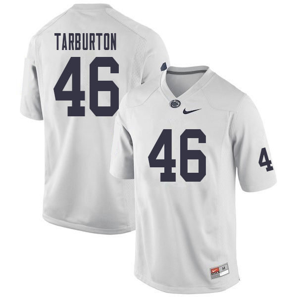 Mens Penn State Nittany Lions #46 Nick Tarburton Nike White with Name College Football Jersey 