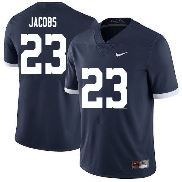 Mens Penn State Nittany Lions #23 Curtis Jacobs  Nike Navy Retro Limited Football Jersey